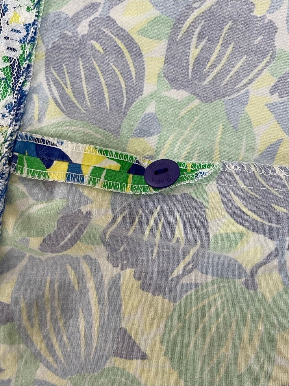 Lilly Pulitzer Vintage Women’s Size 8 Pleated Skirt Floral Green Blue - Picture 13 of 14